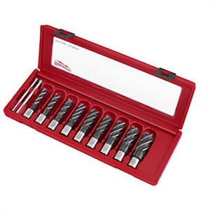 Milwaukee® 49-22-8410 Annular Cutter Kit, 2 in D Cutting, 9 pc, For Use with Magnetic Drill Press, HSS