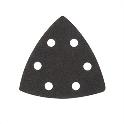 Milwaukee® 49-25-2060 Open-Lok™ Triangle Sandpaper, For Use with Oscillating Multi-Tool, 60 Grit, Silicon Carbide
