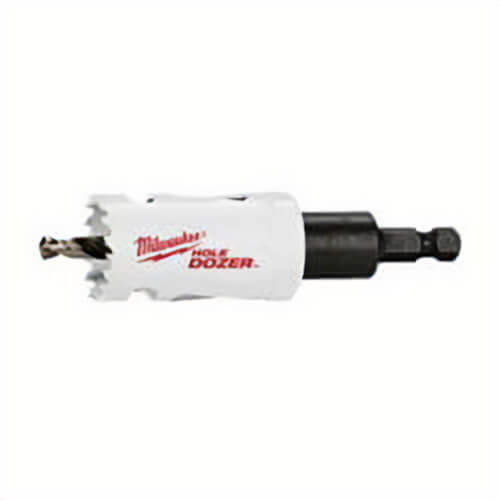 Milwaukee® Hole Dozer Ice Hardened™ 49-56-0043 Hole Saw, 1 in dia, 1-5/8 in D Cutting, Bi-Metal/8% Cobalt Cutting Edge