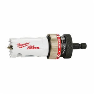 Milwaukee® Hole Dozer™ Ice Hardened™ 49-56-0057 Hole Saw, 1-3/16 in dia, 1-5/8 in D Cutting, Bi-Metal/8% Cobalt Cutting Edge