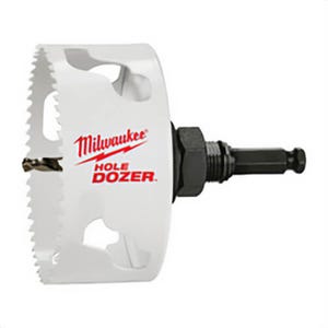 Milwaukee® Hole Dozer Ice Hardened™ 49-56-0247 Hole Saw, 5-1/2 in dia, 1-5/8 in D Cutting, Bi-Metal/8% Cobalt Cutting Edge