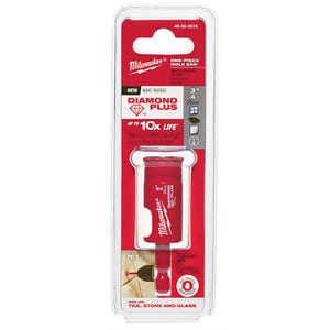 Milwaukee® 49-56-0515 Diamond Plus™ 1 pc Continuous Grit Edge Diamond Hole Saw, 3/4 in dia, 5/8 in Cutting Depth