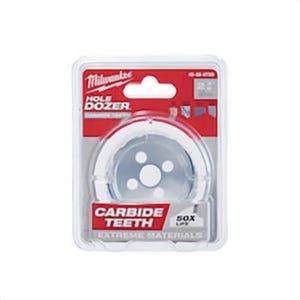 Milwaukee® Hole Dozer™ 49-56-0726 Hole Saw with Carbide Teeth, 2-3/8 in dia, 1.62 in D Cutting, Carbide Cutting Edge, 5/8-18 Arbor