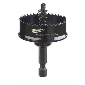 Milwaukee® 49-56-9835 ShockWave™ Straight Pitch Thin Wall Hole Saw, 1-1/2 in dia, 1/8 in Cutting Depth, HSS Cutting Edge