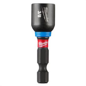 Milwaukee® 49-66-0505 ShockWave™ Impact Duty™ Magnetic Impact Nut Driver, 3/8 in Chamfered Edge Point, 1-7/8 in OAL, 1/4 in, Steel