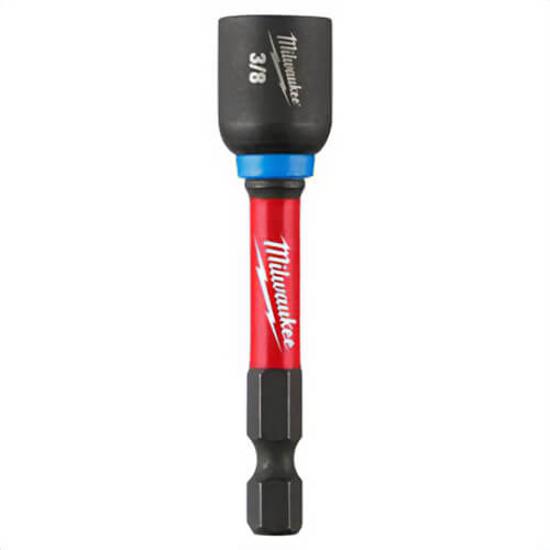 Milwaukee® 49-66-0535 ShockWave™ Impact Duty™ Magnetic Impact Nut Driver, 3/8 in Chamfered Edge Point, 2-9/16 in OAL