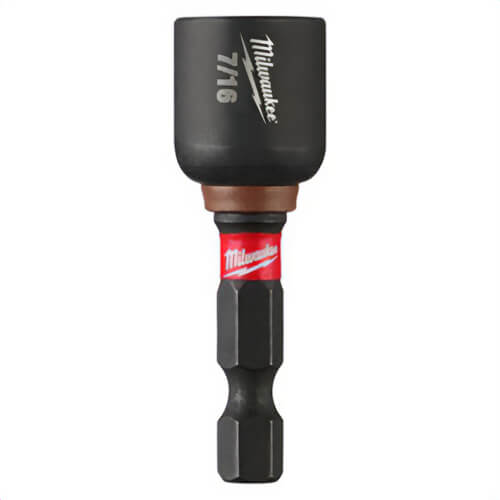 Milwaukee® 49-66-4506 ShockWave™ Magnetic Nut Driver, 7/16 in Drive, Proprietary Steel