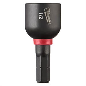 Milwaukee® 49-66-4517 ShockWave™ Impact Duty™ Magnetic Insert Nut Driver, 1/2 in Drive, 1/2 in Hex