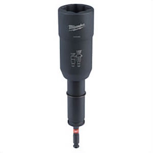 Milwaukee® Shockwave™ 49-66-5102 2 pc 3-in-1 Lineman's Transmission Utility Socket, 1/2 in Square Drive, 1-1/8 in Impact Socket, 4 Points