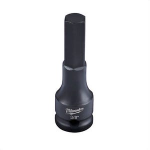 Milwaukee® 49-66-5152 ShockWave™ Lineman's Hex Bit Socket, 3/8 in Square Drive, 3/8 in