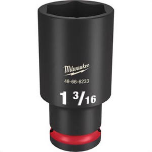 Milwaukee® 49-66-6233 ShockWave™ Impact Duty™ Socket, 1/2 in Hex Drive, 1-3/16 in Deep Socket, 6 Points