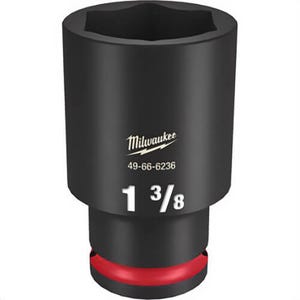Milwaukee® 49-66-6236 ShockWave™ Impact Duty™ Socket, 1/2 in Hex Drive, 1-3/8 in Deep Socket, 6 Points
