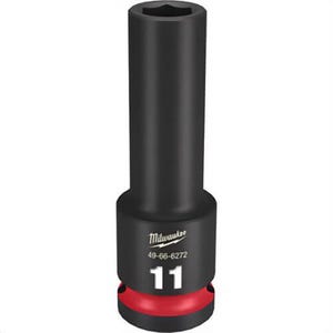 Milwaukee® 49-66-6272 ShockWave™ Impact Duty™ Socket, 1/2 in Hex Drive, 11 mm Deep Socket, 6 Points