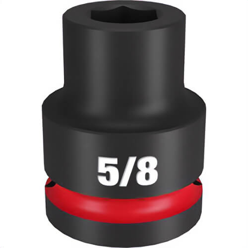 Milwaukee® 49-66-6301 ShockWave™ Impact Duty™ Socket, 3/4 in Hex Drive, 5/8 in Standard Socket, 6 Points