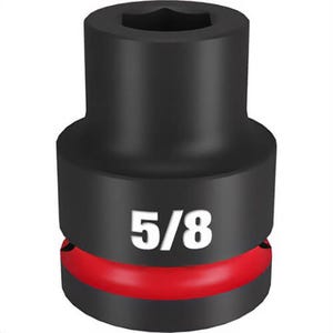 Milwaukee® 49-66-6301 ShockWave™ Impact Duty™ Socket, 3/4 in Hex Drive, 5/8 in Standard Socket, 6 Points