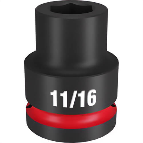 Milwaukee® 49-66-6302 ShockWave™ Impact Duty™ Socket, 3/4 in Hex Drive, 11/16 in Standard Socket, 6 Points
