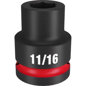 Milwaukee® 49-66-6302 ShockWave™ Impact Duty™ Socket, 3/4 in Hex Drive, 11/16 in Standard Socket, 6 Points
