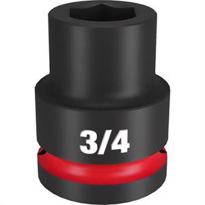 Milwaukee® 49-66-6303 ShockWave™ Impact Duty™ Socket, 3/4 in Hex Drive, 3/4 in Standard Socket, 6 Points