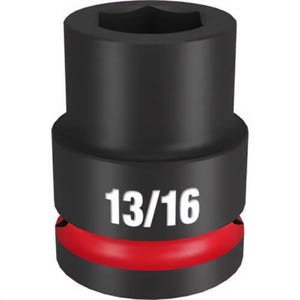 Milwaukee® 49-66-6304 ShockWave™ Impact Duty™ Socket, 3/4 in Hex Drive, 13/16 in Standard Socket, 6 Points