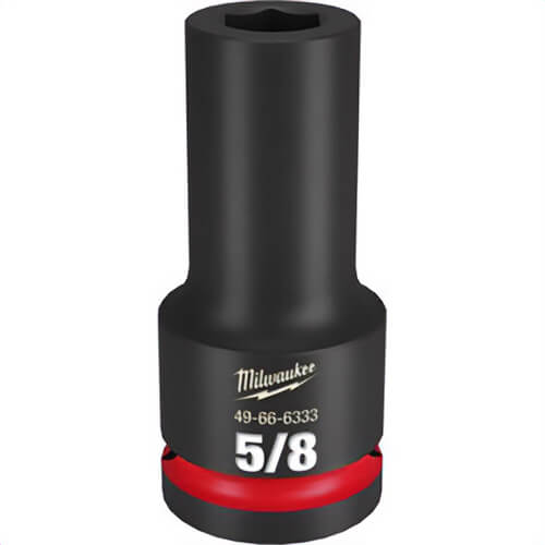 Milwaukee® 49-66-6333 ShockWave™ Impact Duty™ Socket, 3/4 in Hex Drive, 5/8 in Deep Socket, 6 Points