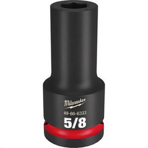 Milwaukee® 49-66-6333 ShockWave™ Impact Duty™ Socket, 3/4 in Hex Drive, 5/8 in Deep Socket, 6 Points