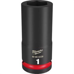 Milwaukee® 49-66-6339 ShockWave™ Impact Duty™ Socket, 3/4 in Hex Drive, 1 in Deep Socket, 6 Points