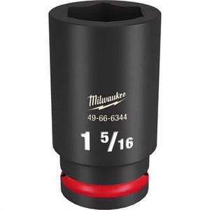Milwaukee® 49-66-6344 ShockWave™ Impact Duty™ Socket, 3/4 in Hex Drive, 1-5/16 in Deep Socket, 6 Points