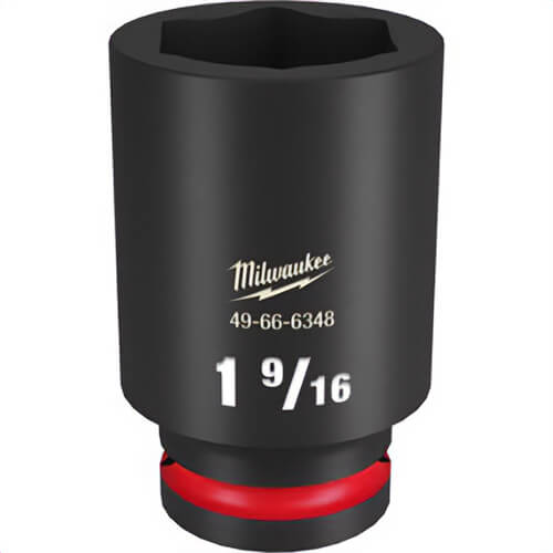 Milwaukee® 49-66-6348 ShockWave™ Impact Duty™ Socket, 3/4 in Hex Drive, 1-9/16 in Deep Socket, 6 Points
