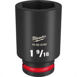 Milwaukee® 49-66-6348 ShockWave™ Impact Duty™ Socket, 3/4 in Hex Drive, 1-9/16 in Deep Socket, 6 Points
