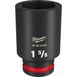 Milwaukee® 49-66-6349 ShockWave™ Impact Duty™ Socket, 3/4 in Hex Drive, 1-5/8 in Deep Socket, 6 Points