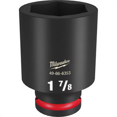 Milwaukee® 49-66-6353 ShockWave™ Impact Duty™ Socket, 3/4 in Hex Drive, 1-7/8 in Deep Socket, 6 Points