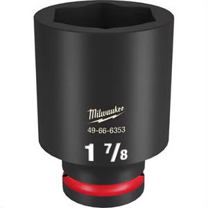 Milwaukee® 49-66-6353 ShockWave™ Impact Duty™ Socket, 3/4 in Hex Drive, 1-7/8 in Deep Socket, 6 Points