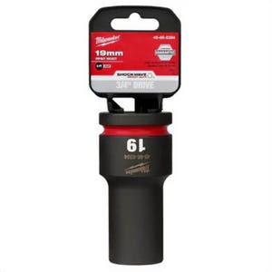 Milwaukee® 49-66-6394 ShockWave™ Impact Duty™ Socket, 3/4 in Hex Drive, 19 mm Deep Socket, 6 Points
