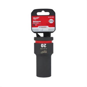 Milwaukee® 49-66-6395 ShockWave™ Impact Duty™ Socket, 3/4 in Hex Drive, 20 mm Deep Socket, 6 Points