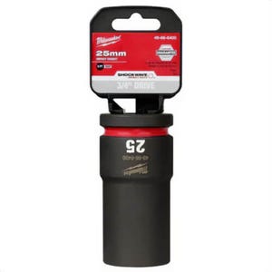 Milwaukee® 49-66-6400 ShockWave™ Impact Duty™ Socket, 3/4 in Hex Drive, 25 mm Deep Socket, 6 Points