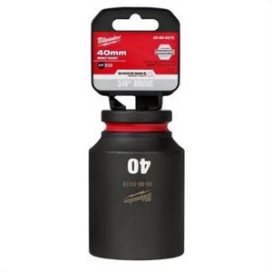 Milwaukee® 49-66-6415 ShockWave™ Impact Duty™ Socket, 3/4 in Hex Drive, 40 mm Deep Socket, 6 Points