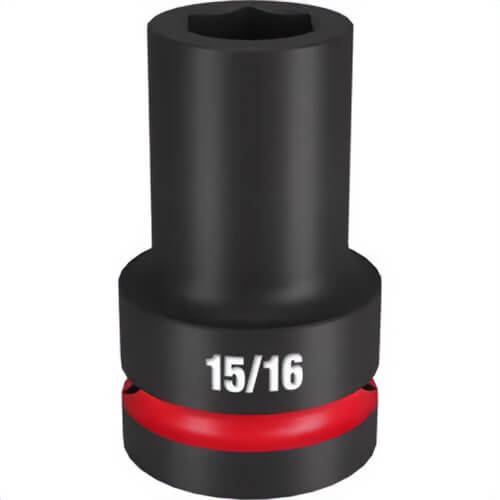 Milwaukee® 49-66-6503 ShockWave™ Impact Duty™ Socket, 1 in Hex Drive, 15/16 in Deep Socket, 6 Points