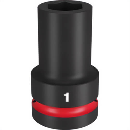 Milwaukee® 49-66-6504 ShockWave™ Impact Duty™ Socket, 1 in Hex Drive, 1 in Deep Socket, 6 Points