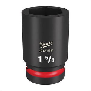 Milwaukee® 49-66-6514 ShockWave™ Impact Duty™ Socket, 1 in Hex Drive, 1-5/8 in Deep Socket, 6 Points