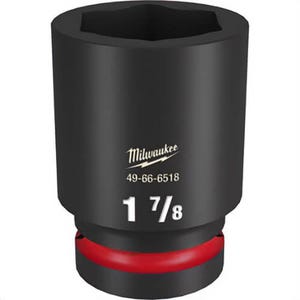 Milwaukee® 49-66-6518 ShockWave™ Impact Duty™ Socket, 1 in Hex Drive, 1-7/8 in Deep Socket, 6 Points