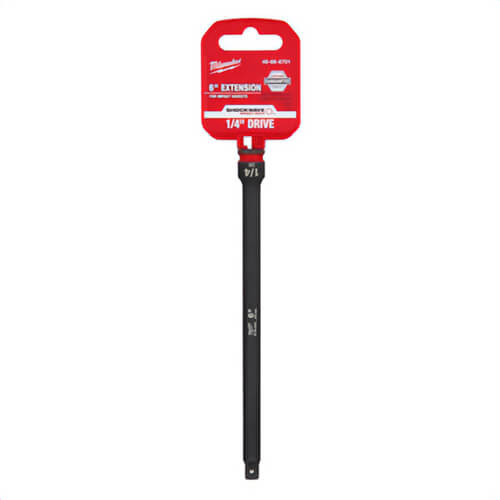 Milwaukee® 49-66-6701 ShockWave™ Impact Duty™ Socket Extension, 1/4 in Drive, 6 in