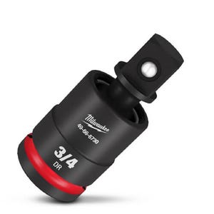 Milwaukee® Shockwave™ Impact Duty™ 49-66-6730 Dual Hole Socket Universal Joint, 3/4 in Male Drive, 3/4 in Female Drive