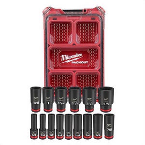 Milwaukee® 49-66-6802 49-66 Socket Packout™ Set, 6 Points, 15 pc
