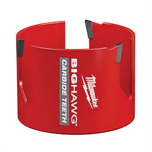 Milwaukee® 49-56-9240 Big Hawg™ Multi-Purpose Hole Saw, 3-5/8 in Dia, 2.34 in D Cutting, Carbide Cutting Edge