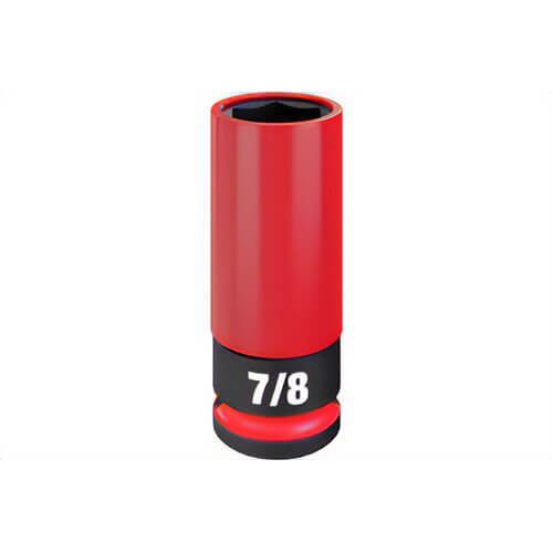 Milwaukee® 49-66-7812 Shockwave Impact Duty™ Lug Nut Wheel Socket, 1/2 Drive, 7/8 in, SAE