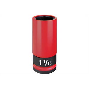 Milwaukee® 49-66-7815 Shockwave Impact Duty™ Lug Nut Wheel Socket, 1/2 Drive, 1-1/16 in, SAE
