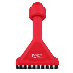 Milwaukee® 49-90-2038 Air-Tip™ Rocking Universal Utility Nozzle with Brush, 2-1/2 in dia, Plastic Brush, Red