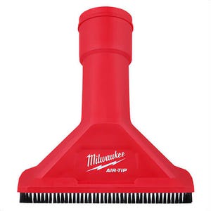 Milwaukee® 49-90-2039 Air-Tip™ Rocking Universal Utility Nozzle with Brush, 2-1/2 in dia, Plastic Brush, Red