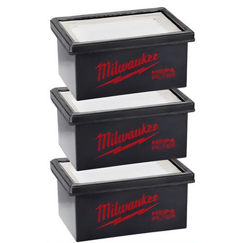 Milwaukee® 49-90-2306 Vacuum Filter, Use with M12™ Hammervac™ 2306-20, 2306-22, 2712-22DE and 2715-22DE Universal Dust Extractor, Black