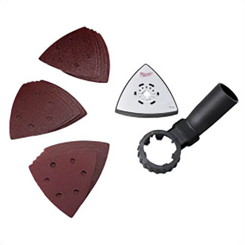 Milwaukee® 49-90-2400 M18™ Dust Extraction Kit, for use with M18™ Multi-Tool, Plastic/Sandpaper/Steel
